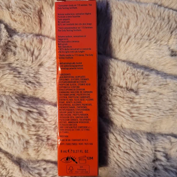 Rimmel Wonder Volume Thrill Seeker Mascara from UK- Extreme Black - Picture 4 of 5